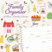 Family Organiser At Home 2027 Square Wal By Red Robin