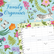 Family Organiser Nature 2027 Square Wall By Red Robin