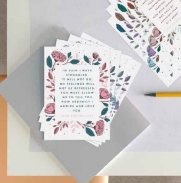 Jane Austen Quotes 12 Postcard Set