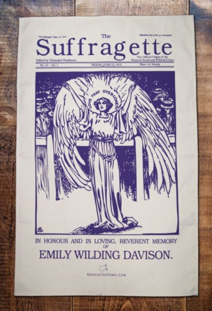 Emily Davison Tea Towel By Emily Davison Tea Towel