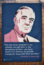 Franklin D Roosevelt Tea Towel By Franklin D Roosevelt Tea Towel