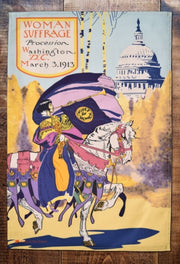 Washington Dc Suffrage Tea Towel By Washington Dc Suffrage Tea Towel
