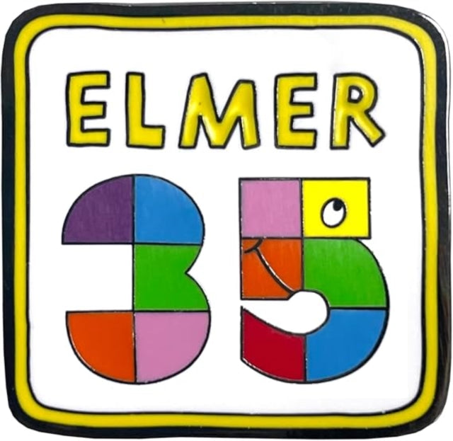 Elmer Character Pin Badge