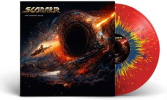 Cosmic Race Red/yellow/blue Splatter Vin