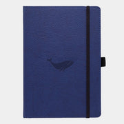 Wildlife A4 Blue Whale Notebook Dotted