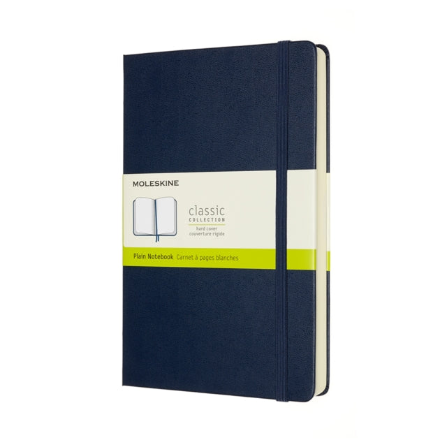 Expanded Large Plain Hb Notebook: Sapphi