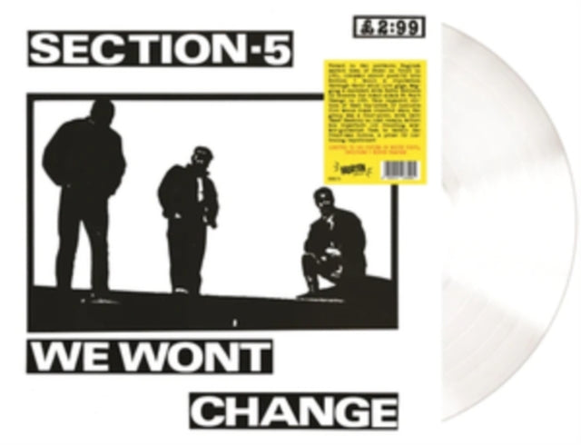 We Wont Change White Vinyl