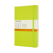 Large Ruled Hb Notebook: Lemon Green