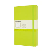 Large Plain Hb Notebook: Lemon Green