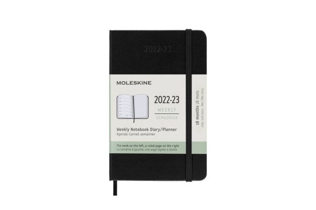 Moleskine 18 Month Weekly Pock/hb Notebk