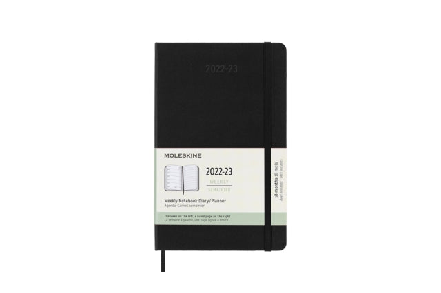 Moleskine 18 Month Week/large Hb Notebk
