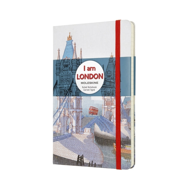 I Am London Lg Rul Wht Hd By Moleskine