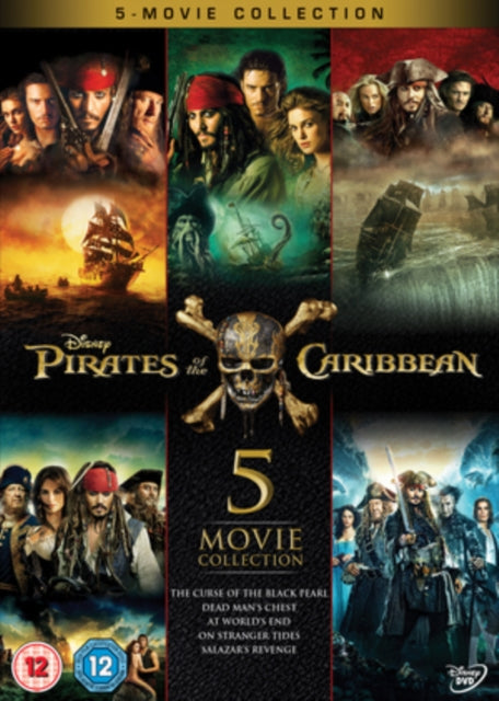 Pirates Of The Caribbean 1-5 Boxset