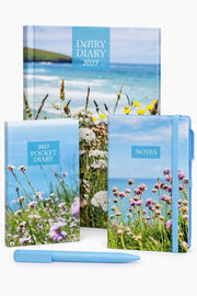 Dairy Diary Set 2027 Coastal Flower By Collins Debden
