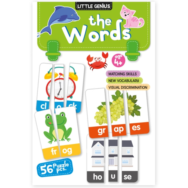 Little Genius Puzzles & Games The Words By Garg, Mamta
