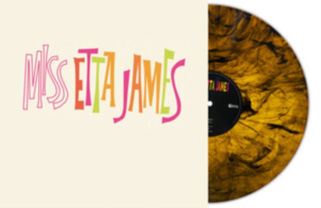Miss Etta James Orange Marble Vinyl
