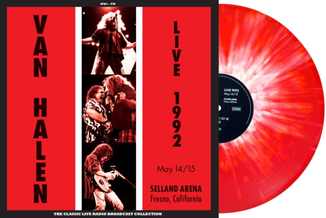 Live At Selland Arena Fresno 1992 Red/wh