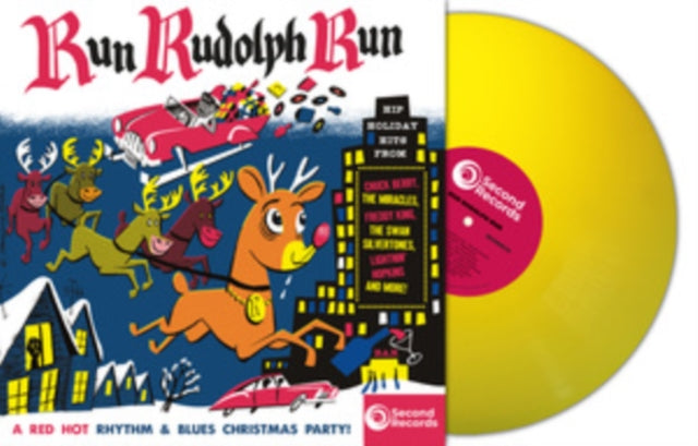 Run Rudolph Run Yellow Vinyl