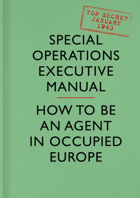 Special Operations Executive Manual