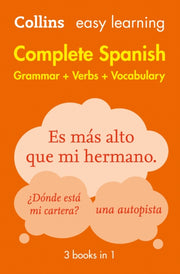 Complete Spanish Grammar Verbs & Vocabul By Collins Dictionaries