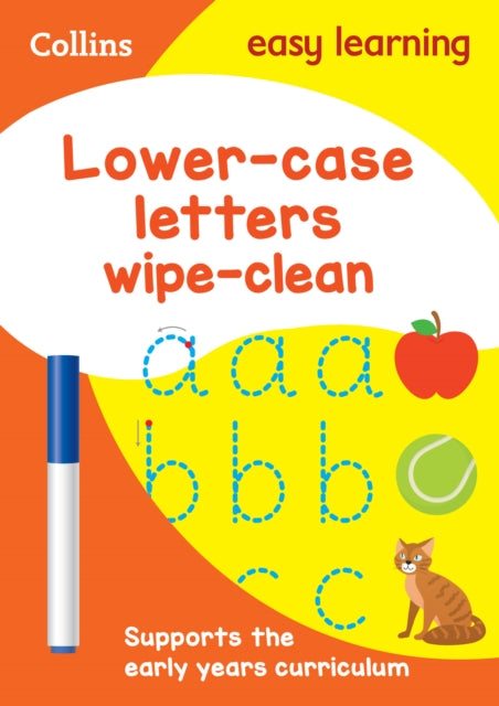 Lower Case Letters 3-5 Wipe Clean