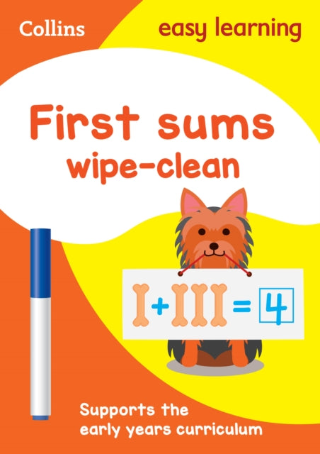 First Sums Age 3-5 Wipe Clean Activit