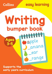 Writing Bumper Bk Ages 3-5 Preschool