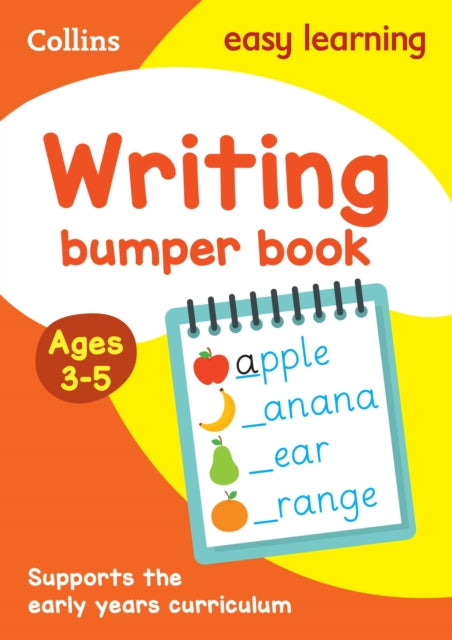 Writing Bumper Bk Ages 3-5 Preschool