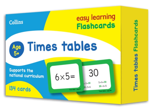 Times Tables Flashcards Easy