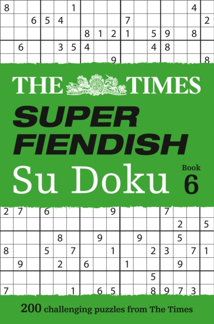 Times Super Fiendish Su Doku Book 6 By Times Mind Games