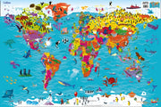 Childrens World Map Mtu