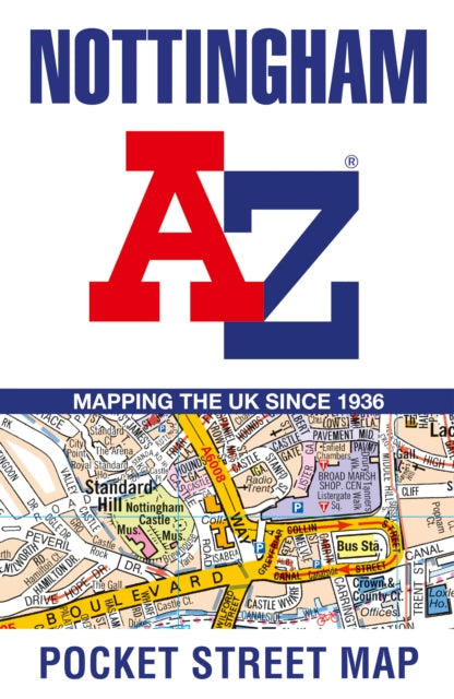 Nottingham A-z Pocket Street Map By Nottingham A-z Pocket Street Map