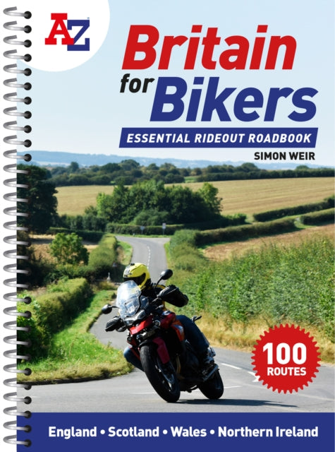 A-z Britain For Bikers Spiral Bound