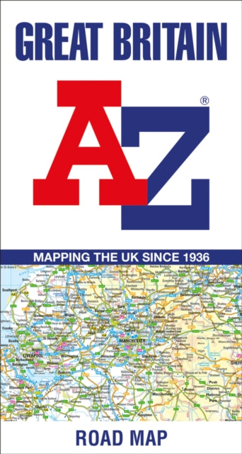 Great Britain A-z Road Map