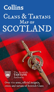 Collins Scotland Clans & Tartans Map