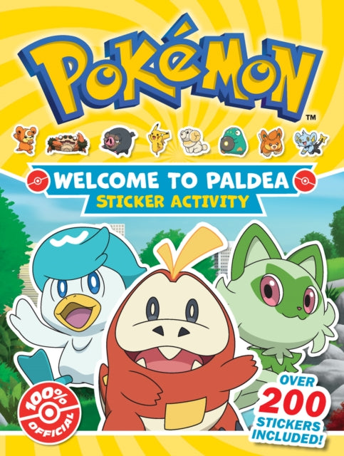 Pokemon Welcome To Paldea Epic Sticker By <![cdata[]]>