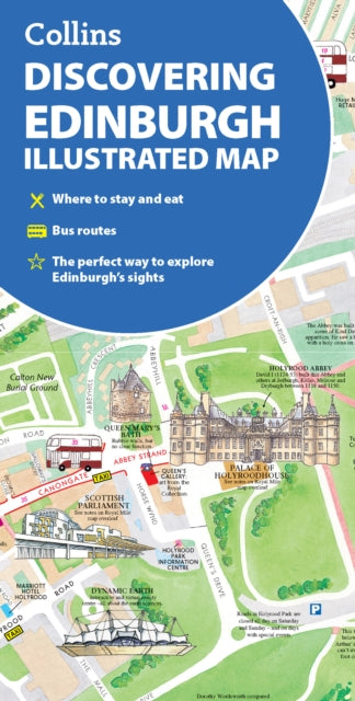 Collins Discovering Edinburgh Illus Map