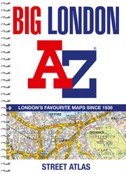 A-z Big London Street Atlas Spiral By A-z Maps