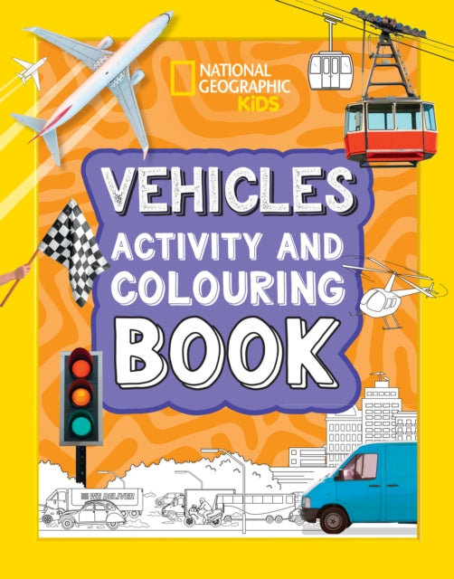 Ng Kids Vehicles Activity & Colouring Bk