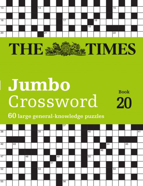 Times 2 Jumbo Crossword Book 20 By Grimshaw, John