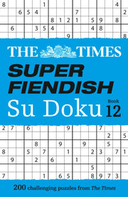 Times Super Fiendish Su Doku Book 12 By Times Mind Games