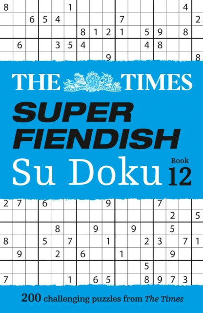 Times Super Fiendish Su Doku Book 12 By Times Mind Games