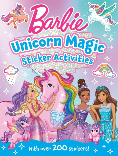 Barbie Unicorn Magic Sticker Activity Bk