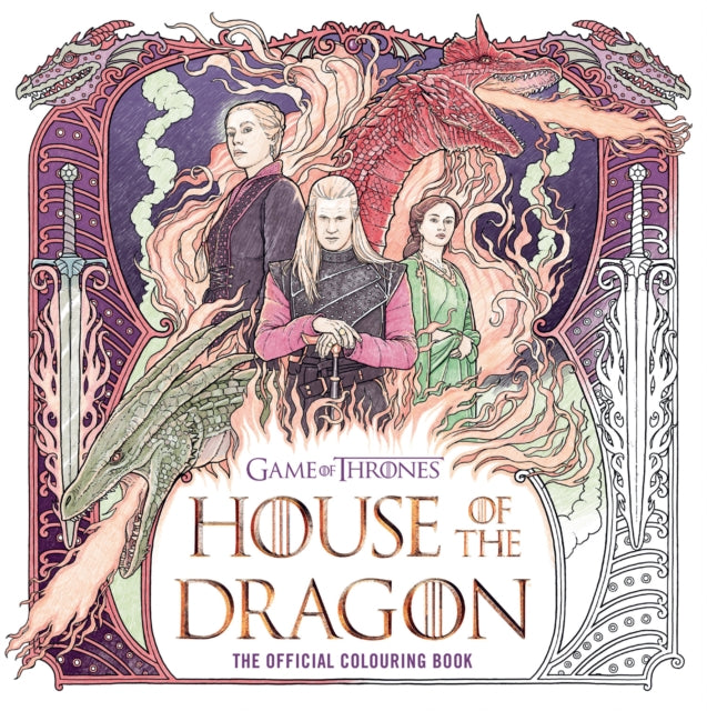 House Of Dragon Official Colouring Book By Random House Worlds