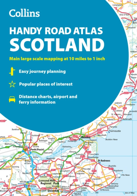 Collins Handy Road Atlas Scotland A5 Pap By Collins Maps
