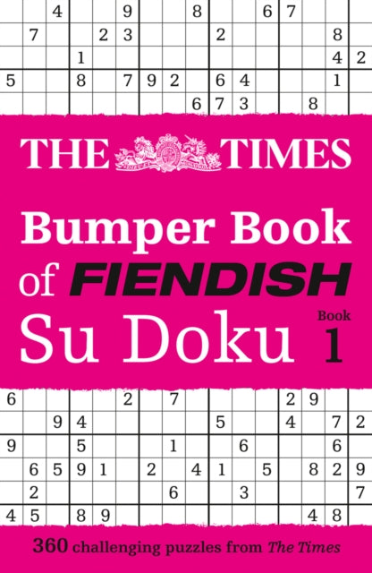 Times Bumper Book Of Fiendish Su Doku By Times Mind Games