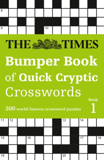 Times Bumper Bk Of Quick Cryptic By Times Mind Games