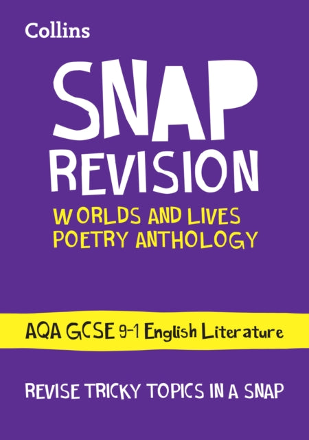 Worlds/lives Poetry Cluster Aqa Gcse 9-1 By Collins Gcse