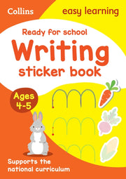 Ready For School Writing Sticker Bk Age