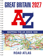 Great Britain A-z Road Atlas 2027 A4 Sp By A-z Maps